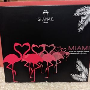 NEW Shaina B. Miami 4 Pan Blush/Highlight Palette